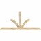 Ekena Millwork Richland Rough Sawn Timber Gable Bracket, Douglas Fir, 84"W x 56"H x 2"D x 4"F, 16/12 Pitch GBW084X56X0204RIC00RDF - alternate 4